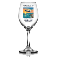 Thumbnail for VFW-Fokker 614 - Poster + Name - Wine Glass
