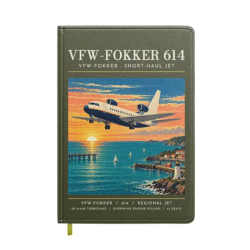 VFW-Fokker 614 - Poster - Notebook - Green Army