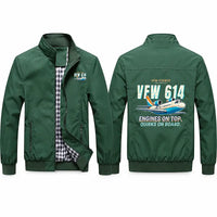 Thumbnail for VFW-Fokker 614 Stylish Jackets - Stand Collar - Cartoon - Green
