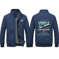 Thumbnail for VFW-Fokker 614 Stylish Jackets - Stand Collar - Original - Navy Blue
