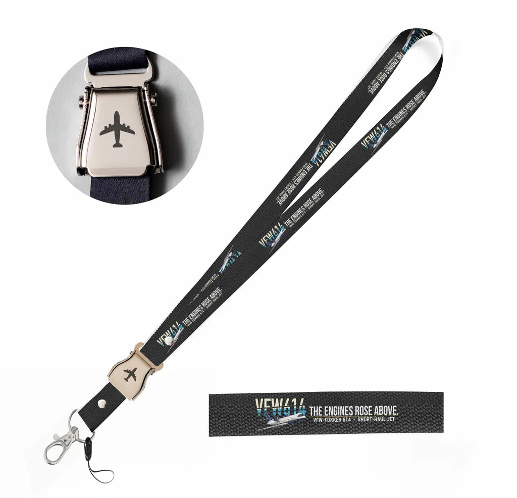VFW-Fokker 614 seat belt lanyard - black