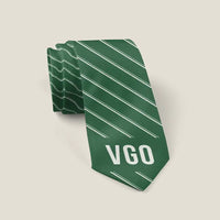 Thumbnail for Vigo Airport (VGO) Ties - Tie - Stripe - Green