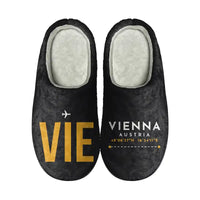 Thumbnail for Vienna Airport (VIE) Slippers & Flip Flops - Slippers - Cotton - Code - Different - Black