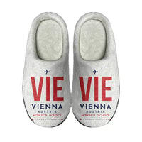 Thumbnail for Vienna Airport (VIE) Slippers & Flip Flops - Slippers - Cotton - Code - Same - White