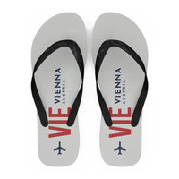 Thumbnail for Vienna Airport (VIE) Slippers & Flip Flops - Slippers - Flip Flops - Code - White