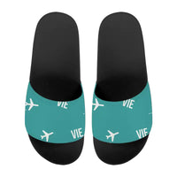 Thumbnail for Vienna Airport (VIE) Slippers & Flip Flops - Slippers - Sport - Pattern - Turquoise