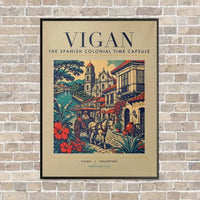 Thumbnail for VIGAN - Poster - Canvas Framed - Beige