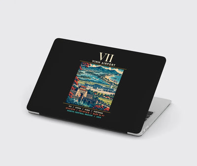 VII - Poster - MacBook Case - Black