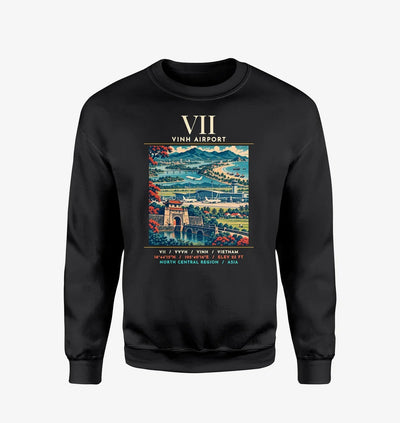 VII - Poster - Sweatshirt - Black