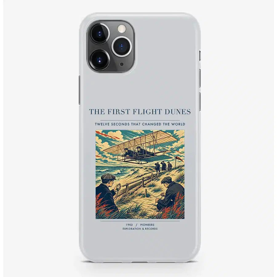 The First Flight Dunes - MagSafe iPhone & Samsung Cases design on light gray promax
