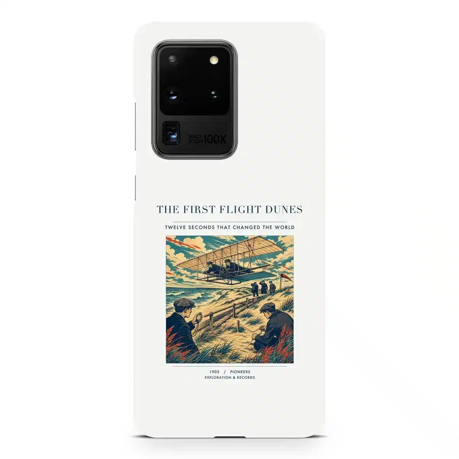 The First Flight Dunes - MagSafe iPhone & Samsung Cases design on white samsung