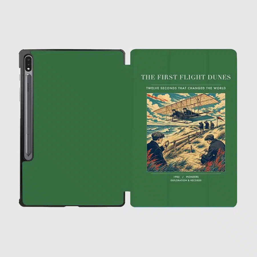VINTAGE G4000 - The First Flight Dunes - Designed iPad & Samsung Tablet Cases design on green samsung