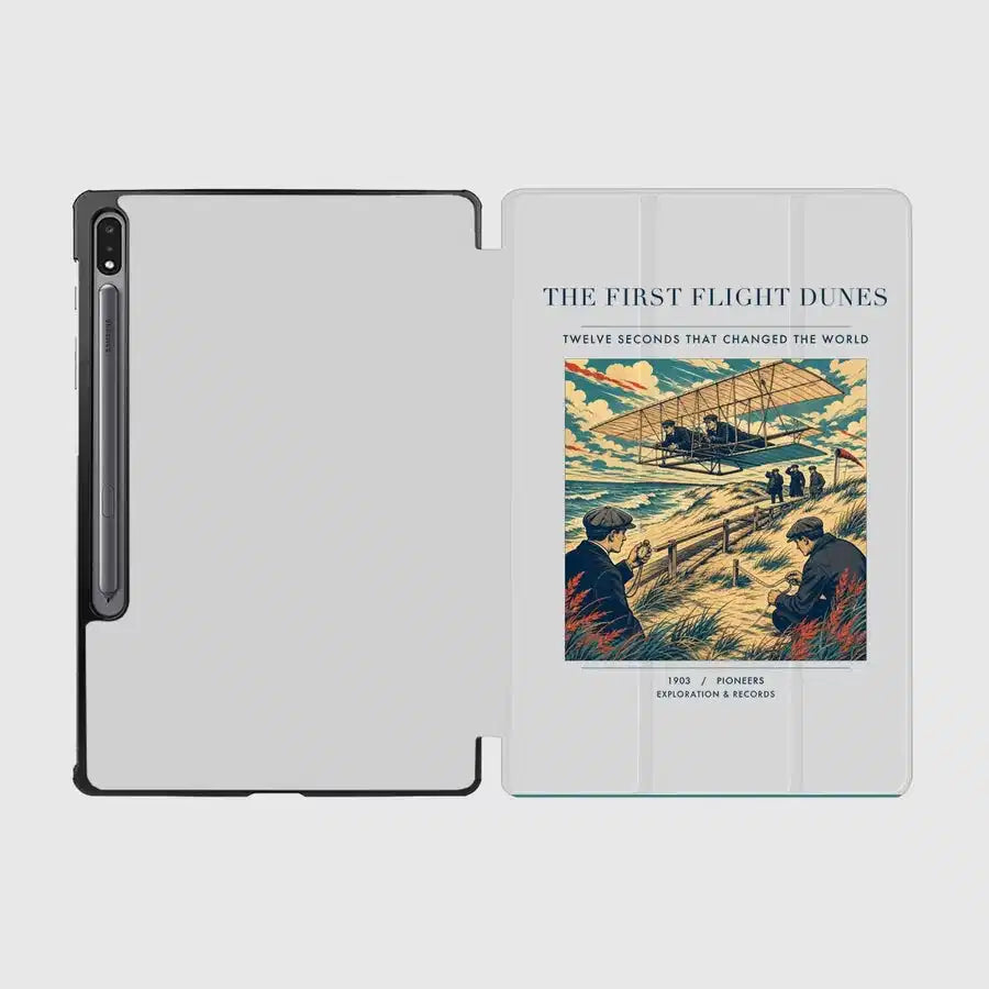 VINTAGE G4000 - The First Flight Dunes - Designed iPad & Samsung Tablet Cases design on lightgray samsung