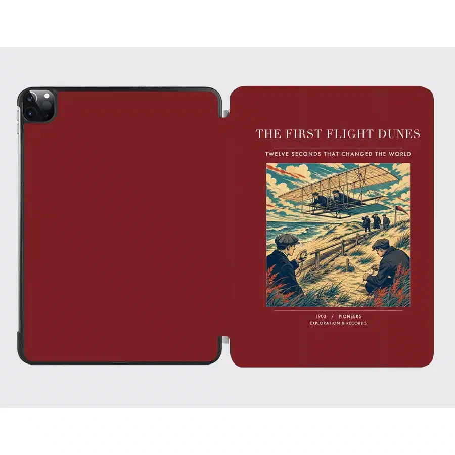 VINTAGE G4000 - The First Flight Dunes - Designed iPad & Samsung Tablet Cases design on darkred ipad