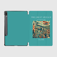 Thumbnail for VINTAGE G4003 - The Great Air Race - Designed iPad & Samsung Tablet Cases design on turquoise samsung