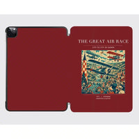 Thumbnail for VINTAGE G4003 - The Great Air Race - Designed iPad & Samsung Tablet Cases design on darkred ipad