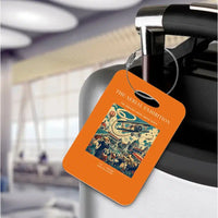 Thumbnail for VINTAGE G4004 - The Aerial Exhibition - Acrylic Luggage Tags design on orange
