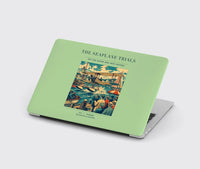 Thumbnail for VINTAGE G4005 - The Seaplane Trials - Designed MacBook Cases design on lightgreen