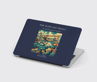 Thumbnail for VINTAGE G4005 - The Seaplane Trials - Designed MacBook Cases design on navyblue