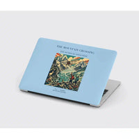 Thumbnail for VINTAGE G4006 - The Mountain Crossing - Designed MacBook Cases design on lightblue