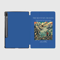 Thumbnail for VINTAGE G4006 - The Mountain Crossing - Designed iPad & Samsung Tablet Cases design on blue samsung