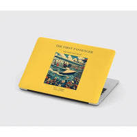 Thumbnail for VINTAGE G4007 - The First Passenger - Designed MacBook Cases design on yellow