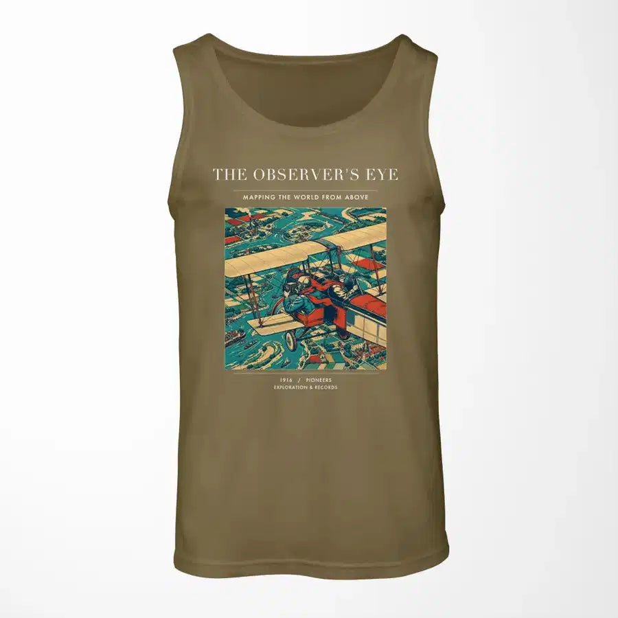 VINTAGE G4008 - The Observer's Eye - Designed Tank Tops design on greenarmy