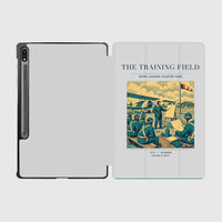 Thumbnail for VINTAGE G4009 - The Training Field - Designed iPad & Samsung Tablet Cases design on lightgray samsung