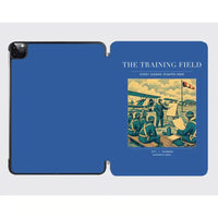 Thumbnail for VINTAGE G4009 - The Training Field - Designed iPad & Samsung Tablet Cases design on blue ipad