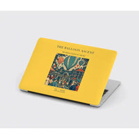 Thumbnail for VINTAGE G4011 - The Balloon Ascent - Designed MacBook Cases design on yellow