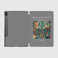 Thumbnail for VINTAGE G4011 - The Balloon Ascent - Designed iPad & Samsung Tablet Cases design on gray samsung