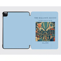 Thumbnail for VINTAGE G4011 - The Balloon Ascent - Designed iPad & Samsung Tablet Cases design on lightblue ipad
