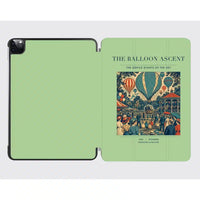 Thumbnail for VINTAGE G4011 - The Balloon Ascent - Designed iPad & Samsung Tablet Cases design on lightgreen ipad