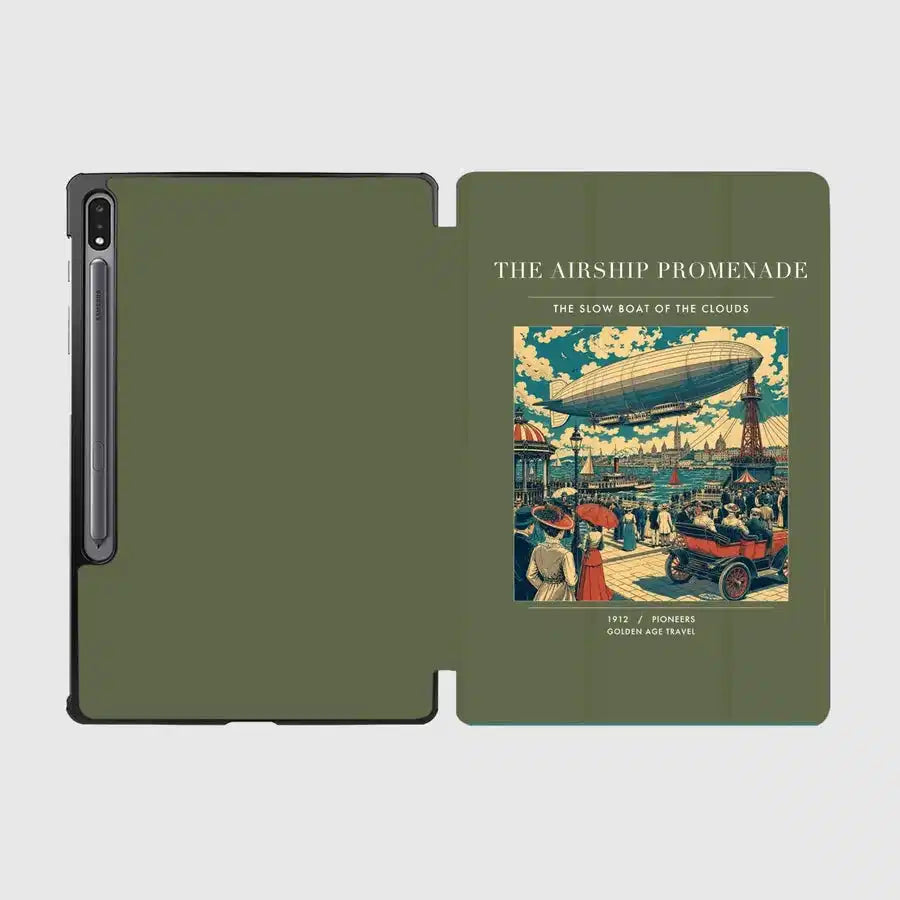VINTAGE G4012 - The Airship Promenade - Designed iPad & Samsung Tablet Cases design on greenarmy samsung