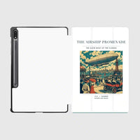 Thumbnail for VINTAGE G4012 - The Airship Promenade - Designed iPad & Samsung Tablet Cases design on white samsung