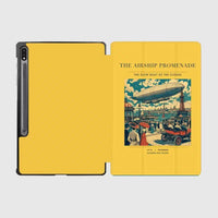 Thumbnail for VINTAGE G4012 - The Airship Promenade - Designed iPad & Samsung Tablet Cases design on yellow samsung