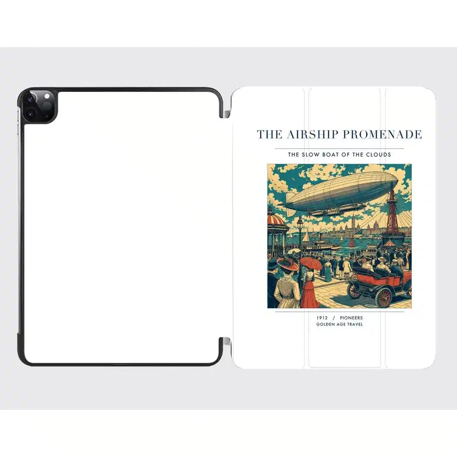 VINTAGE G4012 - The Airship Promenade - Designed iPad & Samsung Tablet Cases design on white ipad