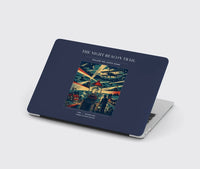 Thumbnail for VINTAGE G4016 - The Night Beacon Trail - Designed MacBook Cases design on navyblue