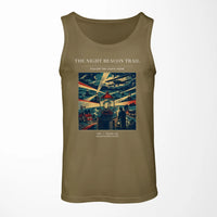 Thumbnail for VINTAGE G4016 - The Night Beacon Trail - Designed Tank Tops design on greenarmy