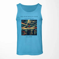 Thumbnail for VINTAGE G4016 - The Night Beacon Trail - Designed Tank Tops design on skyblue