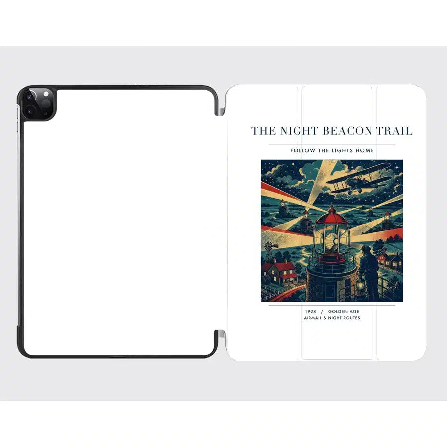 VINTAGE G4016 - The Night Beacon Trail - Designed iPad & Samsung Tablet Cases design on white ipad