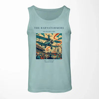Thumbnail for VINTAGE G4017 - The Barnstormers - Designed Tank Tops design on lightgreen