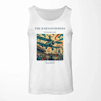 Thumbnail for VINTAGE G4017 - The Barnstormers - Designed Tank Tops design on white