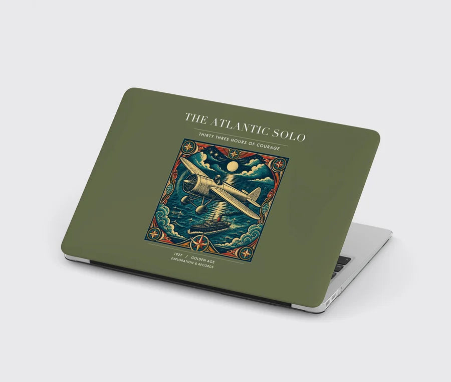VINTAGE G4018 - The Atlantic Solo - Designed MacBook Cases design on greenarmy