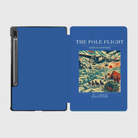 Thumbnail for VINTAGE G4019 - The Pole Flight - Designed iPad & Samsung Tablet Cases design on blue samsung