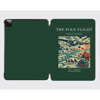 Thumbnail for VINTAGE G4019 - The Pole Flight - Designed iPad & Samsung Tablet Cases design on darkgreen ipad