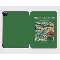Thumbnail for VINTAGE G4019 - The Pole Flight - Designed iPad & Samsung Tablet Cases design on green ipad