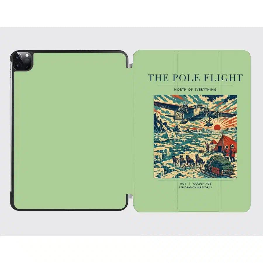 VINTAGE G4019 - The Pole Flight - Designed iPad & Samsung Tablet Cases design on lightgreen ipad
