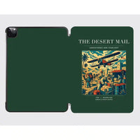 Thumbnail for VINTAGE G4020 - The Desert Mail - Designed iPad & Samsung Tablet Cases design on darkgreen ipad
