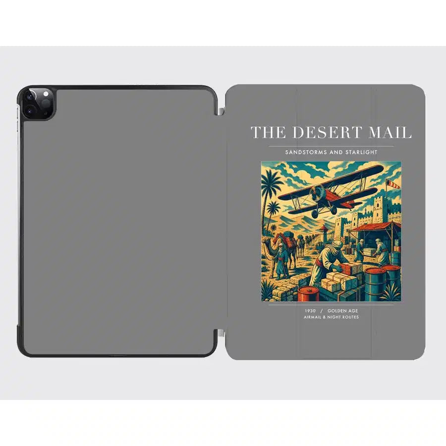 VINTAGE G4020 - The Desert Mail - Designed iPad & Samsung Tablet Cases design on gray ipad